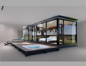 Nouvelle Capsule H9 2026 à <span class=keywords><strong>Prix</strong></span> Usine avec Cuisine, Maison Mobile <span class=keywords><strong>de</strong></span> Luxe, Capsule Spatiale avec Panneau Solaire - Product Image 1