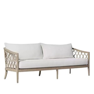 Canapé d'extérieur, villa haut de gamme en bois de teck, balcon, <span class=keywords><strong>jardin</strong></span>, cour, maison d'hôtel, chaise nordique de loisirs d'extérieur en bois massif - Product Image 6