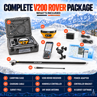 Hi Target V200 RTK GNSS Rover GPS Receiver Peralatan Profesional untuk Survei dan Pemetaan Lahan