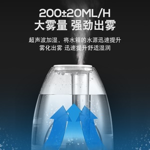 Air <b>Humidifier</b> 2.6-4.0L Large Capacity Quiet Operation Aromatherapy Home Desktop Use - Product Image 5