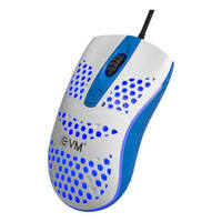 Ratón para Juegos con Iluminación RGB, Ratón con Cable para Deportes Electrónicos, Cuatro Velocidades Ajustables, 6400dpi, Programación de Macros