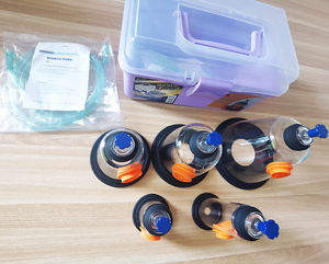 Petit animal animal de compagnie chien <span class=keywords><strong>chat</strong></span> chirurgie oxygénothérapie anesthésie <span class=keywords><strong>masque</strong></span> à cône d'oxygène avec tube à oxygène Instrument vétérinaire - Product Image 2