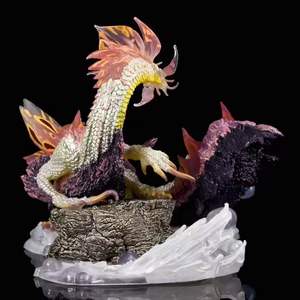 Statua Modello Drago Soulseer Mizutsune Zinogre <span class=keywords><strong>di</strong></span> Monster Hunter World, Alta Qualità, 17cm, Figura in PVC da Collezione - Product Image 5