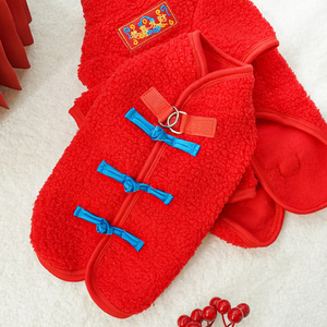 Adorable Pet Chinese Knot <b>Dog</b> Vest Winter Red Washable Small Medium Breeds - Product Image 4