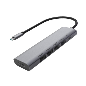 Concentrador Usb 6 en 1 <span class=keywords><strong>Tipo</strong></span> <span class=keywords><strong>C</strong></span> a <span class=keywords><strong>Hdmi</strong></span>, Usb <span class=keywords><strong>Tipo</strong></span> <span class=keywords><strong>C</strong></span> a <span class=keywords><strong>Hdmi</strong></span>, Usb2.0, para ordenador portátil - Product Image 1
