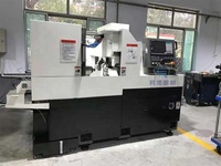 Machine de tour cnc de type suisse à 7 axes à lit plat en chine sm205 avec chargeur de barre hydraulique