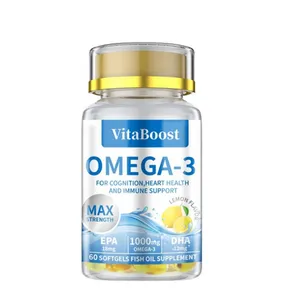 GMP завод softgels производитель oem odm EPA DHA omega 3 рыбий жир 1000 мг мягкие гелевые капсулы