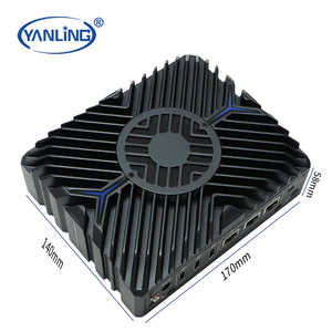 Core 12th Gen I3/I5/I7 Fanless Mini PC with 4K HD Triple M.2 Slot Triple 2.5G LAN Industrial Box for IoT Automation in Stock - Product Image 1