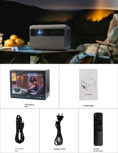 โปรเจคเตอร์ Full <span class=keywords><strong>HD</strong></span> 1080P แบบออพติคอลที่มีอายุการใช้งานยาวนานพร้อมชิพ H713พอร์ตที่หลากหลายสำหรับการเล่นภาพยนตร์กับครอบครัว - Product Image 6