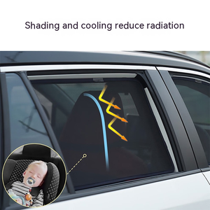 Parasol de ventana de coche para <span class=keywords><strong>Citroen</strong></span> modelo serie fábrica personalizada OEM parasol de <span class=keywords><strong>malla</strong></span> magnética con bloqueo UV - Product Image 2