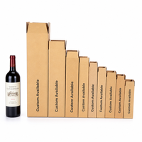 Boîtes d'expédition en carton ondulé Kraft RSC à fentes, personnalisables avec logo, taille sur mesure, écologiques, commande en gros directe usine, faible MOQ