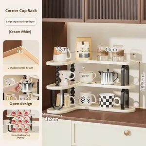 Plastic Water <b>Cup</b> Rack Office Home <b>Large</b> Capacity <b>Cup</b> Storage Rack High-end Light Luxury Coffee Multi-layer <b>Cup</b> Holder - Product Image 6