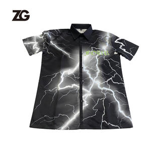 <span class=keywords><strong>Camicie</strong></span> Casual a maniche corte per uomo e bambino/<span class=keywords><strong>camicie</strong></span> personalizzate da ricamo personalizzate - Product Image 3