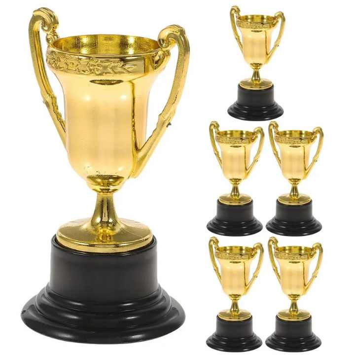 Promotional Customized Winner Kids Children Toy Soccer Baseball Carnival Prize Party Favors Trophies