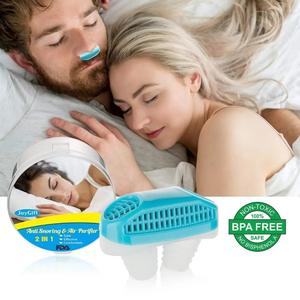 Dilatateurs nasaux, aide au sommeil, arrêt du ronflement, pince-nez, Anti-ronflement, purificateur d'air propre, dispositif Anti-ronflement en Silicone - Product Image 2