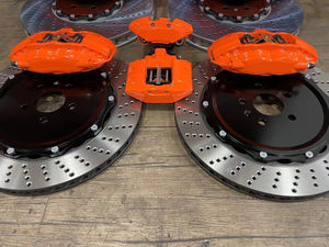 Kit d'étriers de frein surdimensionnés colorés Rosy, étrier de frein à 10 pistons / étrier de frein à 4 pistons, crochet de frein 420 mm pour <span class=keywords><strong>Chrysler</strong></span> C300 - Product Image 6