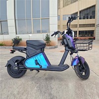Scooter électrique, moto électrique, fabriqué en Chine en 2024, moteur sans balais 500W, batterie 60V/72V, vitesse maximale de 50 km/h