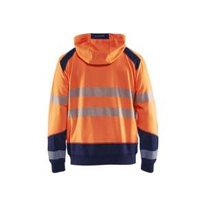 Blaklader-354625285389XS เสื้อสเวตเตอร์มีฮู้ด Hi-Vis สีส้ม/สีกรมท่า-7330509623299ชุดทำงาน HI-VIS - Product Image 2
