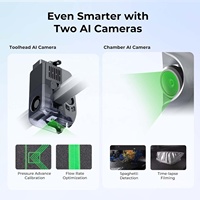Imprimante 3D FDM K2 Plus Combo prête à être expédiée, grande taille d'impression 350*350*350mm, vitesse rapide 600mm/s, multi-couleurs, jusqu'à 16 couleurs