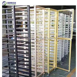 베이커리 랙 201 304 스테인레스 스틸 알루미늄 합금 금속 베이킹 트레이 랙 트롤리 - Product Image 6