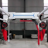 Kalınlaştırılmış Metal Gövdeli Yıkama İstasyonu Otomatik 360 Tam Otomatik Araba Yıkama Makinesi 360 Self Servis Araba Yıkama