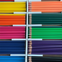 Ensemble de crayons de couleur