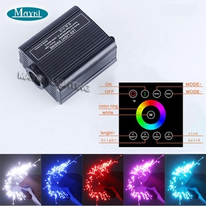 Wall Touch Switch Control Star Fiber <strong>Optic</strong> <strong>Light</strong> Kit with 16W RGBW LED APP for Home Hotel Sauna <strong>Optic</strong> Fiber Cable <strong>Light</strong> - Product Image 3