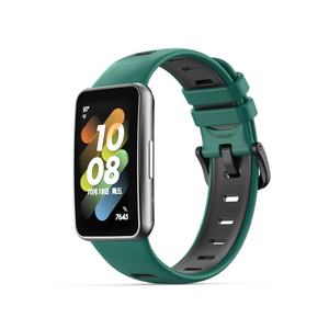 <span class=keywords><strong>Correa</strong></span> de silicona para reloj inteligente, banda de silicona de doble Color para <span class=keywords><strong>Huawei</strong></span> Band 7, venta al por mayor de fábrica - Product Image 6