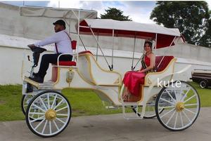 Voiture de tourisme électrique de type calèche de princesse pour mariages, 2 places, 4 places, à batterie - Product Image 4