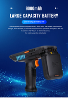 Lector RFID UHF de Largo Alcance en Oferta, PDA con Android 11, Pantalla de 5.5 Pulgadas, Batería de 9000 mAh, 32 GB de ROM, Software de Gestión SDK Gratuito