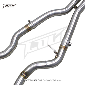 Silenciador de Escape Catback para BMW M240i F22/G42 B58 3.0T 2017-2023, Tubo de Escape de Acero Inoxidable SS304 de Competición con Sistema de Válvulas - Product Image 4