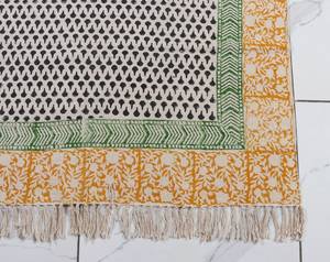 Tapis en coton de style bohème indien, tapis fait main imprimé à la main, tapis de sol, décoration intérieure - Product Image 5