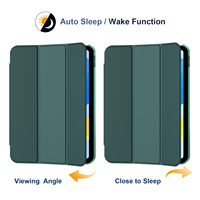 Coques et Étuis pour iPad 10ème Génération – Housse Intelligente Fine avec Support et Coque Arrière Rigide, Fonction Veille/Réveil Automatique A16 11ème 2025 avec Support