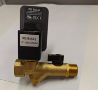 Offre Spéciale nouvelle électrovanne de vidange automatique en laiton de 3.2mm avec minuterie pour pièce de compresseur d'air utilisée