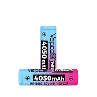 Grosir Baterai Lithium Ion Vapcell N41 INR18650 4050mAh 10A 3.7V Asli untuk Perakitan Paket Baterai Pesanan Massal
