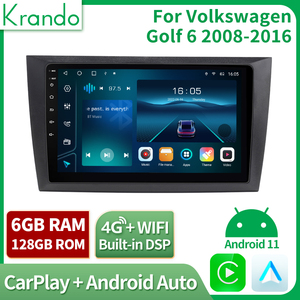<span class=keywords><strong>Android</strong></span> estéreo para coche de 9 pulgadas para VW Volkswagen Golf 6 2008-2016 navegación Gps para coche Radio CarPlay REPRODUCTOR DE DVD <span class=keywords><strong>Android</strong></span> unidad principal 4G - Product Image 3
