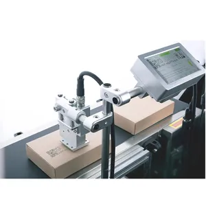 高速オンライン生産日有効期限印刷機連続インクジェットプリンター生産ライン付き