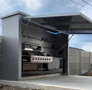 Cocina Modular Exterior Pequeña y Moderna de Diseño Personalizado, Casa Contenedor Móvil Prefabricada, Eléctrica, de Acero Inoxidable, Ecológica - Product Image 6