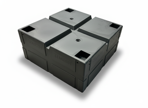 GDZH กล่องลอยน้ำรูปทรงกากบาทแบบใหม่ ทุ่นลอยน้ำแบบกล่องโฟม  ท่าเทียบเรือลอยน้ำแบบเติมโฟม EPS สะพานลอยน้ำพลาสติกโฟมสำหรับท่าจอดเรือ - Product Image 2