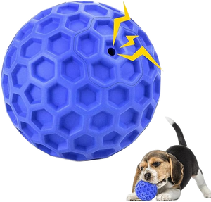 Kinghon Thickened Rubber <b>Dog</b> <b>Ball</b> Custom Logo TPR Squeaky <b>Dog</b> <b>Ball</b> Toy for Aggressive Chewers OEM Factory - Product Image 2