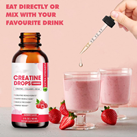 OEM Private Label Energy Booster Créatine Monohydrate Gouttes liquides pour le renforcement musculaire Pré-entraînement