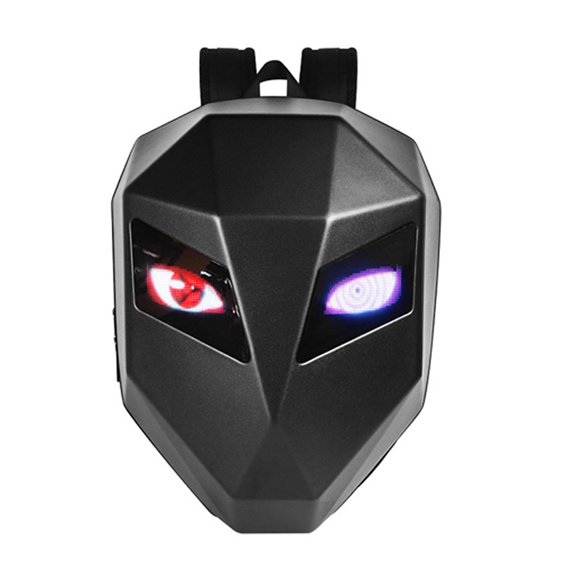 Новинка 2023, мотоциклетный рюкзак, обычный светодиодный рюкзак из АБС-пластика, сертификация CE, логотип под заказ, мигающая крутая сумка на шлем