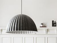 Abat-jour acoustique en fibre de polyester écologique pour café-bar
