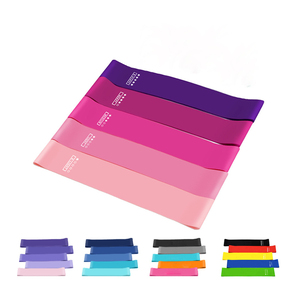 कस्टम लोगो लोचदार शारीरिक व्यायाम बैंड फिटनेस लूप टैप प्रतिरोधी बैंड - Product Image 3