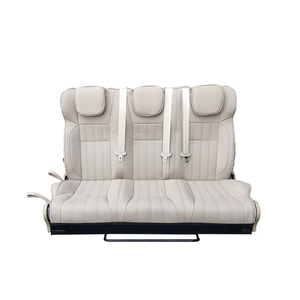 Siège <span class=keywords><strong>de</strong></span> voiture trois places <span class=keywords><strong>de</strong></span> luxe pour bus et MPV, banquette intérieure pliable et mobile vers l'avant - Product Image 5