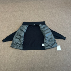 Veste matelassée en coton pour homme à manches crochetées, col montant, fermeture éclair, style streetwear d'hiver, coupe-vent, décontractée, 3 couleurs disponibles - Product Image 6