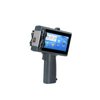 Impresora de Inyección de Tinta Eléctrica Portátil de 12.7 mm de Altura de Impresión, 600 DPI, Pantalla Táctil, Máquina de Codificación por Lotes con Código QR para Embalajes de Plástico y Cartones