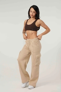 <span class=keywords><strong>Pantaloni</strong></span> da <span class=keywords><strong>donna</strong></span> in cotone da Jogger di alta qualità <span class=keywords><strong>con</strong></span> tasche larghe a vita in vita alla moda <span class=keywords><strong>pantaloni</strong></span> Cargo - Product Image 3