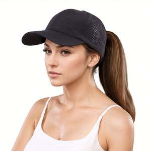 Nouvelle Casquette de Baseball Femme Été 2025 Séchage Rapide Protection Solaire Extérieure Respirante Tendance Sportive avec Trou pour Queue de Cheval - Product Image 6