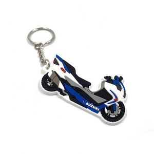 Hot Selling Custom 2D Pvc Keychain Silicone <b>Key</b> <b>Chain</b> Promotional Soft <b>Rubber</b> Keyring - Product Image 5